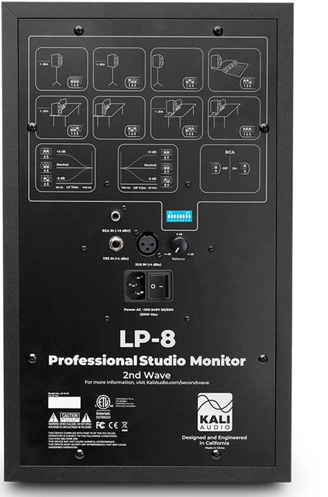 LP Series rear panel